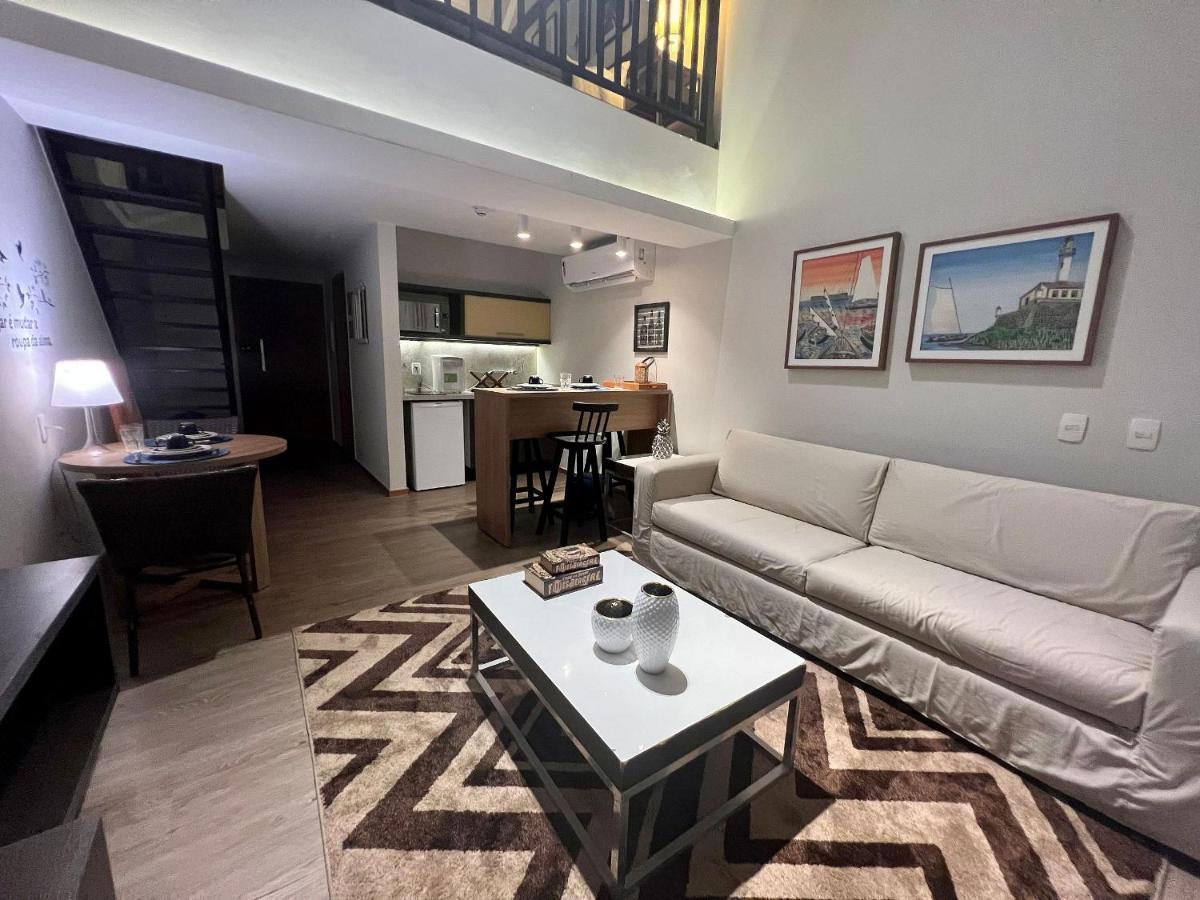Apartamento Loft Duplex Urbano E Sofisticado, Com Tematica Praiana No Rio Vermelho サルバドール エクステリア 写真